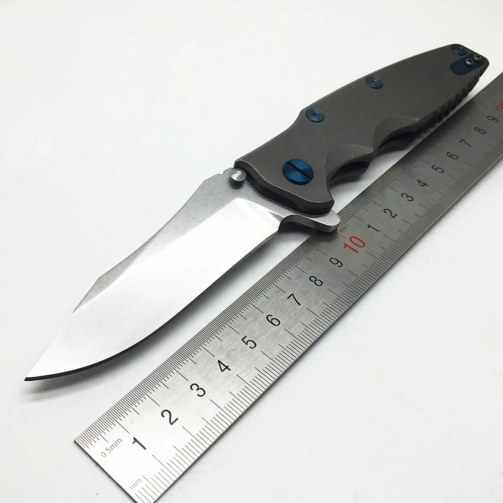 Складные ножи ZZSQ ZT 0392 лезвие M390 титановая ручка шарикоподшипник тактический нож