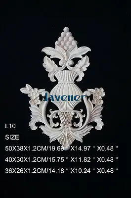 L10 -36x26x1.2cm Wood Carved Long Onlay Applique Unpainted Frame Door Decal Working carpenter Decoration
L10 -36x26x1.2cm Wood Carved Long Onlay Applique Unpainted Frame Door Decal Working carpenter Decoration