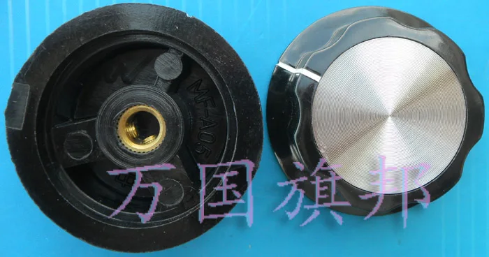 6 mm with Free Delivery. Potentiometer knob screw fixed maximum diameter of 45 mm high 17 mm A - 5 
6 mm with Free Delivery. Potentiometer knob screw fixed maximum diameter of 45 mm high 17 mm A - 5