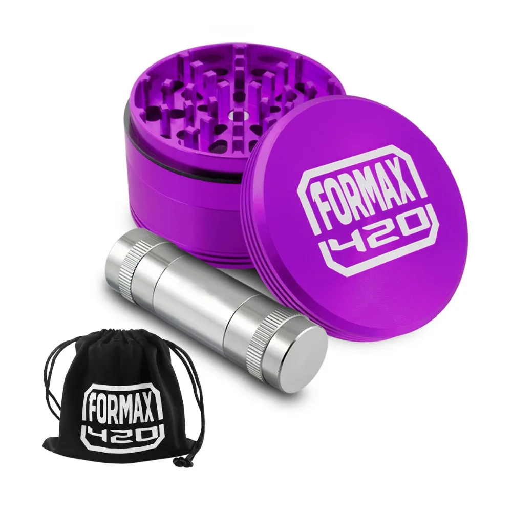 Formax420 62mm/2.5 Inch Metal Herb Grinder 4 Parts with Pollen Catcher & Free Scraper Three Color Available
Formax420 62mm/2.5 Inch Metal Herb Grinder 4 Parts with Pollen Catcher & Free Scraper Three Color Available