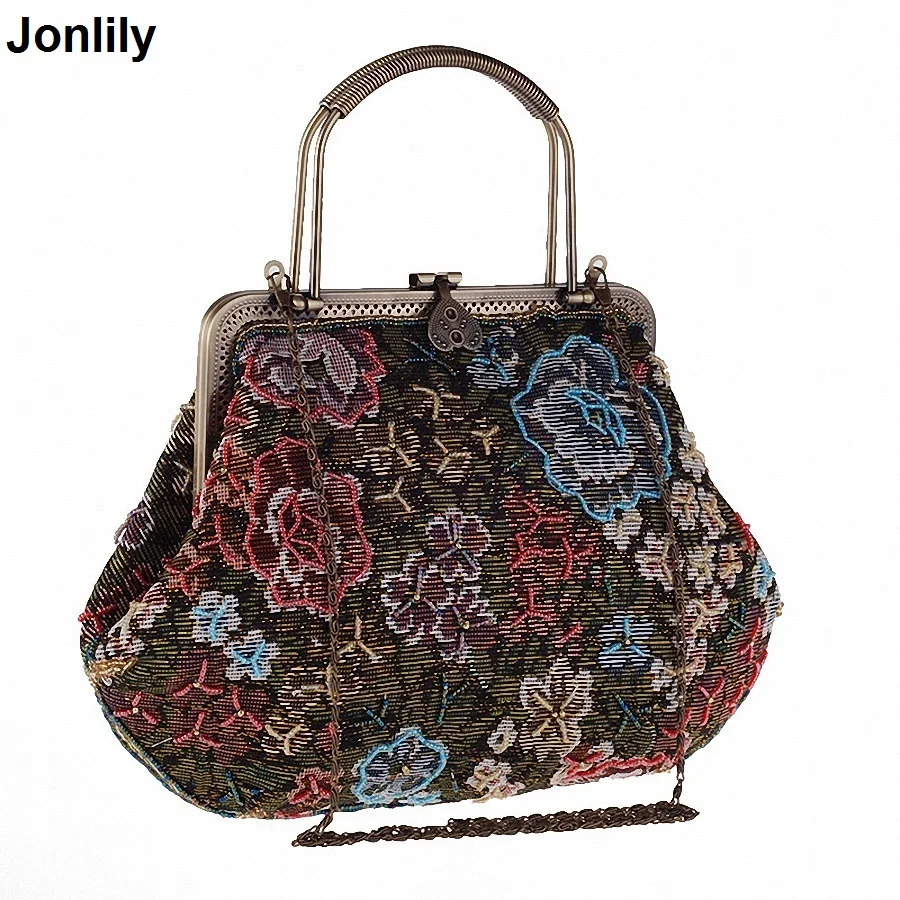 Women Beading Evening Bags New Vintage Women Handbag Ethnic Style Fashion Female Party Bag Women Messenger Bag
Women Beading Evening Bags New Vintage Women Handbag Ethnic Style Fashion Female Party Bag Women Messenger Bag