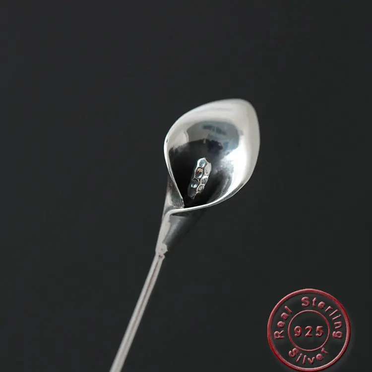 Amxiu Handmade Calla Lily Flower Hairpins 100% 925 Sterling Silver Hair Jewelry Hair Sticks For Women Party Bijoux Accessories
Amxiu Handmade Calla Lily Flower Hairpins 100% 925 Sterling Silver Hair Jewelry Hair Sticks For Women Party Bijoux Accessories