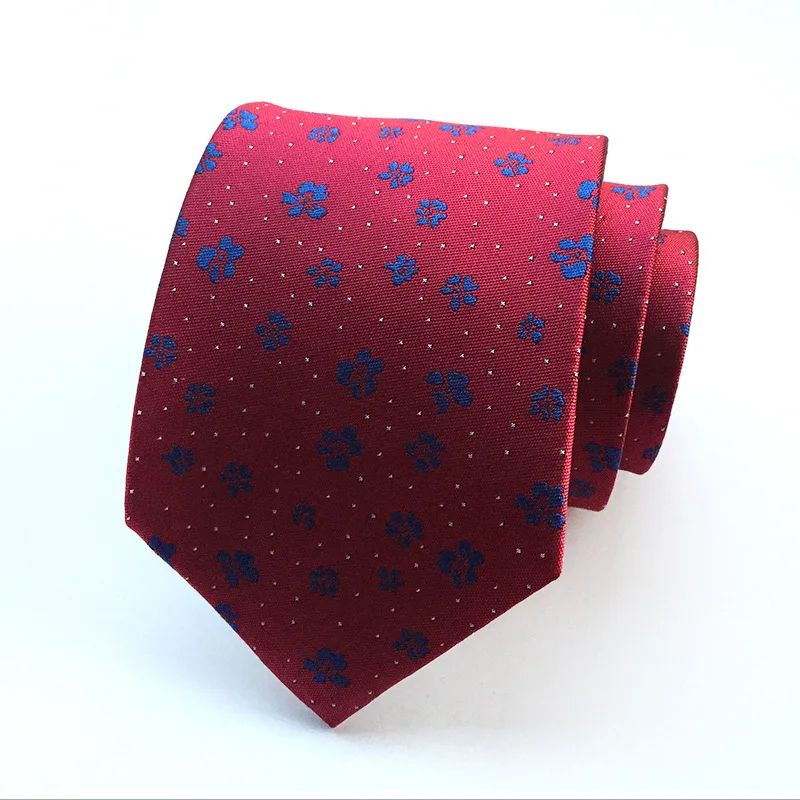Модный мужской цветочный галстук с цветами шелковые повседневные Галстуки для