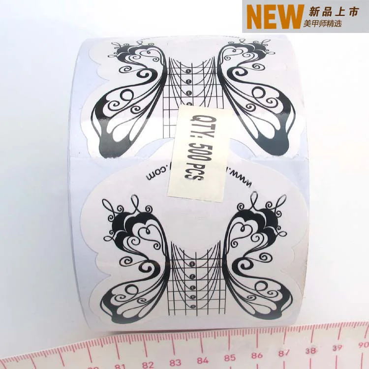 300pcs/roll OVal-Shape Butterfly Nail Form Tips Nail Art Guide Form Acrylic Tip Gel Extension Sticker Nail Polish Curl Form, WTN
300pcs/roll OVal-Shape Butterfly Nail Form Tips Nail Art Guide Form Acrylic Tip Gel Extension Sticker Nail Polish Curl Form, WTN