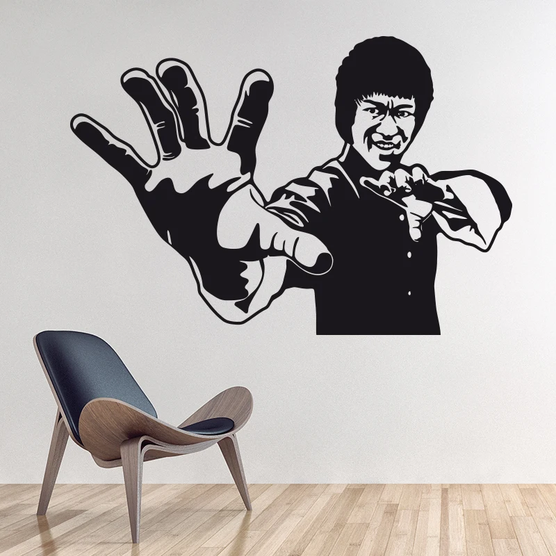 Art Decor Bruce Lee wall stickers Vinyl Movie star 3D Wall Decals DIY house decoration for liveing room kids room free shipping
Art Decor Bruce Lee wall stickers Vinyl Movie star 3D Wall Decals DIY house decoration for liveing room kids room free shipping