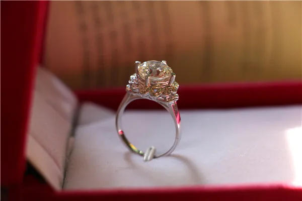 Au585 Top Quality G 14K Xmas Gift for Lover Test Positive 4Ct Moissanite Proposal Ring 14K White Gold Customized Engagement Ring
Au585 Top Quality G 14K Xmas Gift for Lover Test Positive 4Ct Moissanite Proposal Ring 14K White Gold Customized Engagement Ring