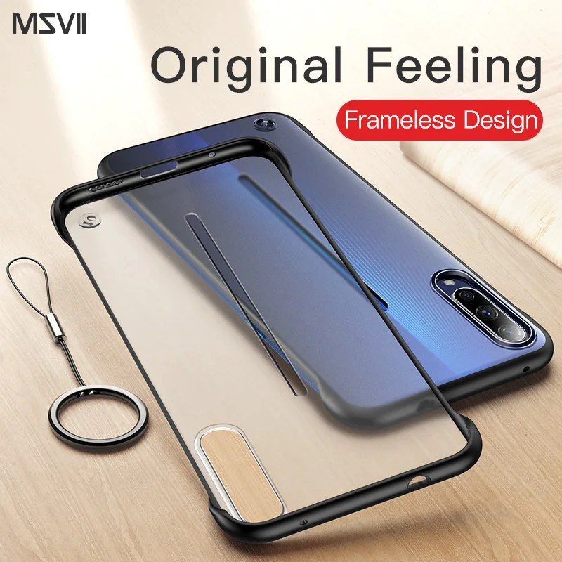 Msvii чехол для телефона Vivo Iqoo Прозрачный матовый ультра тонкий против отпечатков