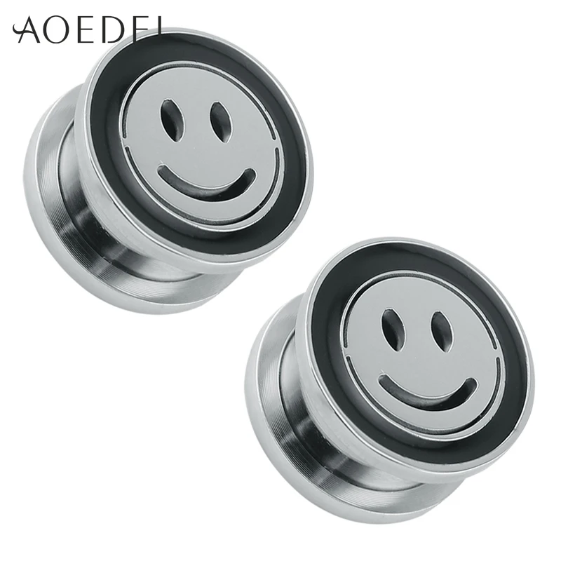 8-16mm Smile Ear Stretchers Plugs And Tunnels Stainless Steel Flesh Tunnel Earrings Women Men Ear Gauges 8mm Plug Oreille Bois
8-16mm Smile Ear Stretchers Plugs And Tunnels Stainless Steel Flesh Tunnel Earrings Women Men Ear Gauges 8mm Plug Oreille Bois