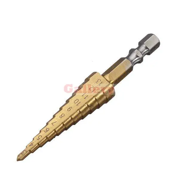 New 3 Pcs Lot 3-13mm Step Drill Hss Straight Flute Pagoda Hexagon Shank Bit Set Drill Bit
New 3 Pcs Lot 3-13mm Step Drill Hss Straight Flute Pagoda Hexagon Shank Bit Set Drill Bit