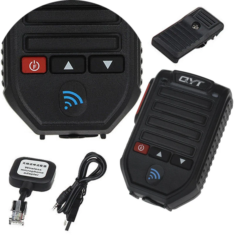 2pcs BT-89 Handheld Wireless Bluetooth Microphone Speaker for Car Radio QYT KT KT-8900R, KT-7900D, KT-8900D, KT-8900RE, KT-UV980
2pcs BT-89 Handheld Wireless Bluetooth Microphone Speaker for Car Radio QYT KT KT-8900R, KT-7900D, KT-8900D, KT-8900RE, KT-UV980
