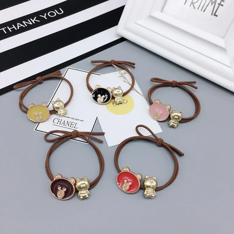 MuHan Lovely Women Elastic Hair Band Bear Beads Contracted Hair Rope Girls Headwear Scrunchy Headbands Trendy Hair Accessories
MuHan Lovely Women Elastic Hair Band Bear Beads Contracted Hair Rope Girls Headwear Scrunchy Headbands Trendy Hair Accessories