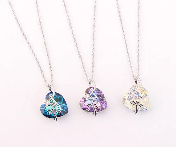 ANNGIL Forever Love Genuine Crystals from Swarovski Romantic Pendant Necklaces for Valentine's Day Gift Fashion Jewelry
ANNGIL Forever Love Genuine Crystals from Swarovski Romantic Pendant Necklaces for Valentine's Day Gift Fashion Jewelry