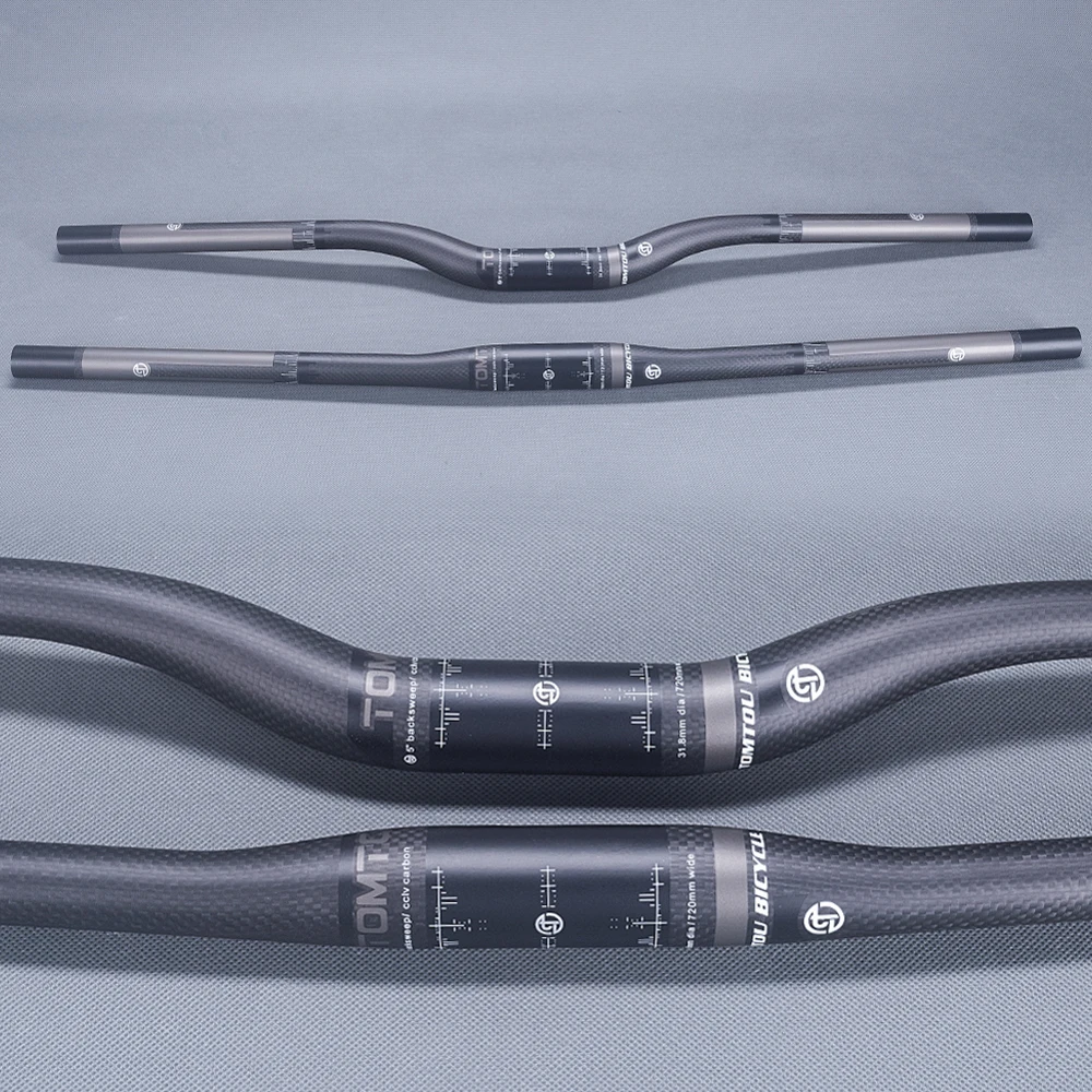 TOMTOU Matt 3K Carbon Handlebar Mountain Bike Cycling MTB Handlebars Rise / Flat Bars Bicycle Parts For Stem Diameter 31.8mm
TOMTOU Matt 3K Carbon Handlebar Mountain Bike Cycling MTB Handlebars Rise / Flat Bars Bicycle Parts For Stem Diameter 31.8mm