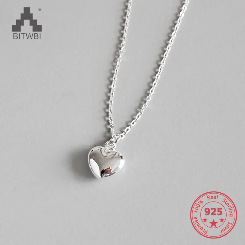 Hot Sale Korea 100% S925 Sterling Silver Jewelry New Hot Trendy Heart Pendant&Necklace For Women Lover
Hot Sale Korea 100% S925 Sterling Silver Jewelry New Hot Trendy Heart Pendant&Necklace For Women Lover