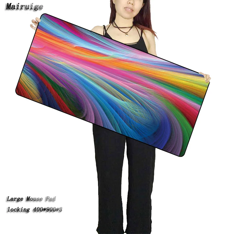 Mairuige Watercolor 900*400mm Laptop Gaming Mouse Pad Locking Edge Mousepad Mat for LOL Dota2 CS Mouse Mice Pad for Game Player
Mairuige Watercolor 900*400mm Laptop Gaming Mouse Pad Locking Edge Mousepad Mat for LOL Dota2 CS Mouse Mice Pad for Game Player