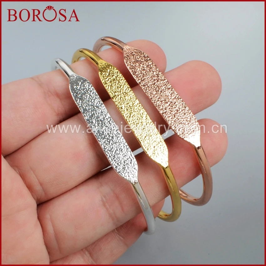 BOROSA 10pcs Wholesale Gold Color Brass Blank Bangle Settings Flat Cuff Bracelet Bangle Making PJ026
BOROSA 10pcs Wholesale Gold Color Brass Blank Bangle Settings Flat Cuff Bracelet Bangle Making PJ026