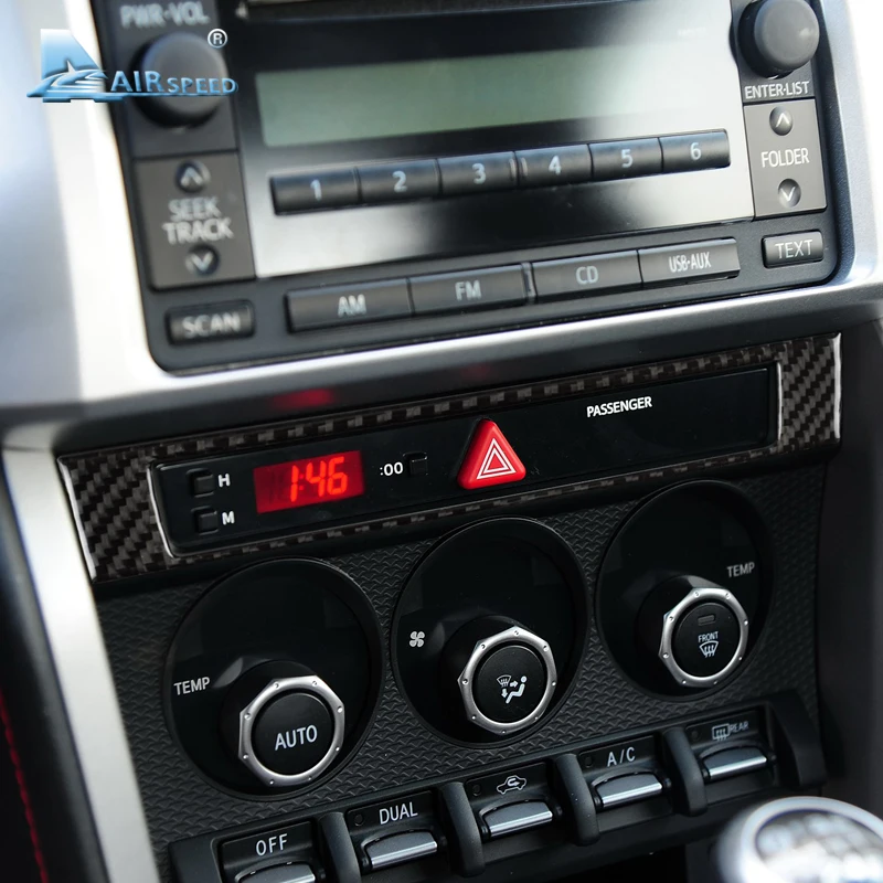 AIRSPEED Real Carbon Fiber for Subaru BRZ 2013-2017 Display Panel Frame Stickers Interior Decoration Cover Accessories
AIRSPEED Real Carbon Fiber for Subaru BRZ 2013-2017 Display Panel Frame Stickers Interior Decoration Cover Accessories