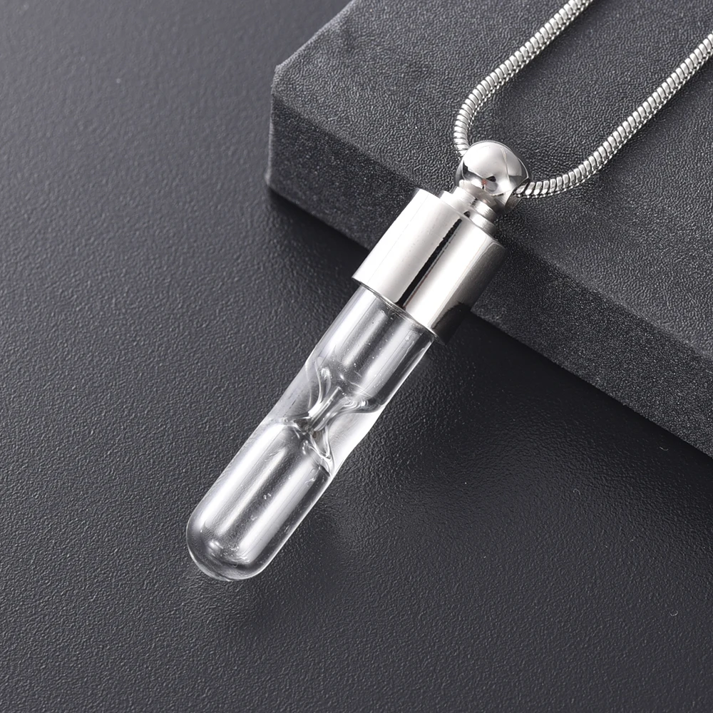 Timeless Hourglass Charm Cremation Urn Ash Holder Pendant Necklace - Stainless Steel Keepsake Memorial Jewelry
Timeless Hourglass Charm Cremation Urn Ash Holder Pendant Necklace - Stainless Steel Keepsake Memorial Jewelry