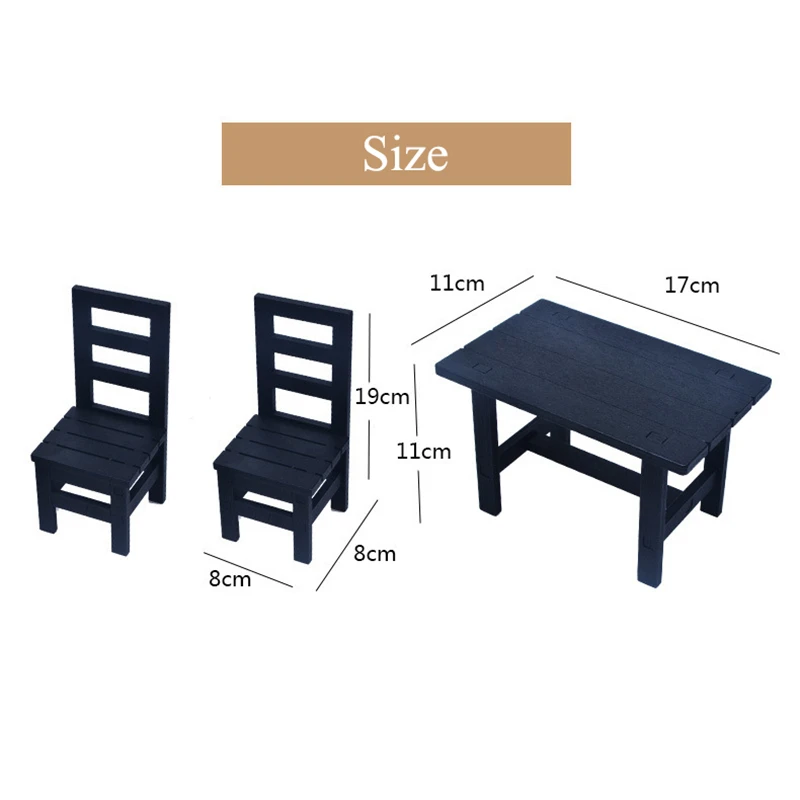 DIY Dollhouse Furniture Playset Wooden Table Chair for Barbie Doll Wooden Bench Miniature for Blythe Display Accessories
DIY Dollhouse Furniture Playset Wooden Table Chair for Barbie Doll Wooden Bench Miniature for Blythe Display Accessories
