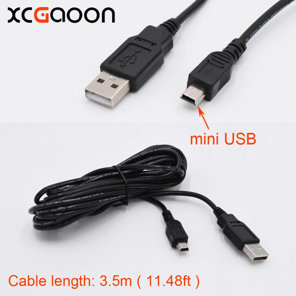 XCGaoon 3.5meter 11.48ft mini USB Car Charging Cable (Straight Port) for Car DVR Camera Video Recorder / GPS / PAD etc
XCGaoon 3.5meter 11.48ft mini USB Car Charging Cable (Straight Port) for Car DVR Camera Video Recorder / GPS / PAD etc