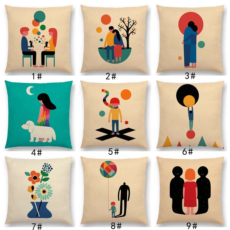 Latest Lovely Couples Family Parents And Children Happiness Colorful Daily Life Cushion Cover Sofa Throw Pillow Case
Latest Lovely Couples Family Parents And Children Happiness Colorful Daily Life Cushion Cover Sofa Throw Pillow Case