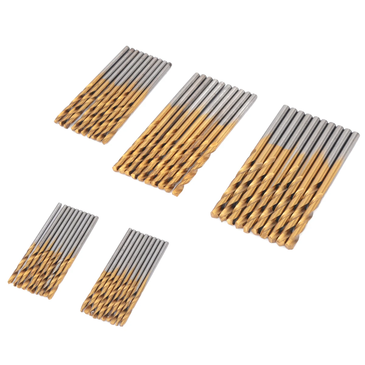 50Pcs 1/1.5/2/2.5/3mm HSS Titanium Coated Twist Drill Bits Set High Speed Steel Drill Bit Set Power Drilling Tools
50Pcs 1/1.5/2/2.5/3mm HSS Titanium Coated Twist Drill Bits Set High Speed Steel Drill Bit Set Power Drilling Tools