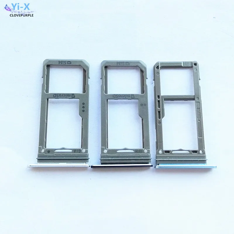 

Wholesale Price 100PCS/Lot for Samsung Galaxy S8 G950 S8 Plus G955 Dual/Single SIM Card Slot SD Card Tray Holder Adapter