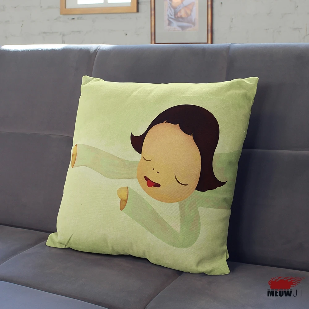 Hot Nara Yoshitomo Pillow Cover Multi Size Super Cute Throw Case Free Shipping | Дом и сад