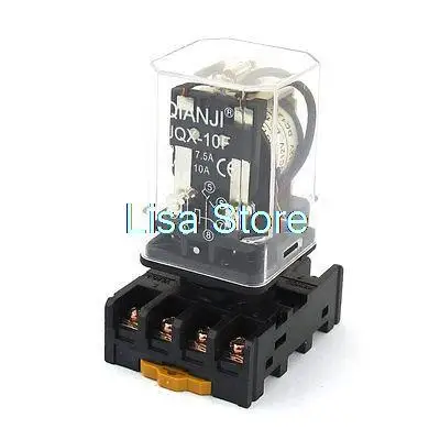 Пластиковый корпус DC 12V Катушка электромагнитное реле 8 подключение DPDT 2 NO 2 NC
Пластиковый корпус DC 12V Катушка электромагнитное реле 8 подключение DPDT 2 NO 2 NC