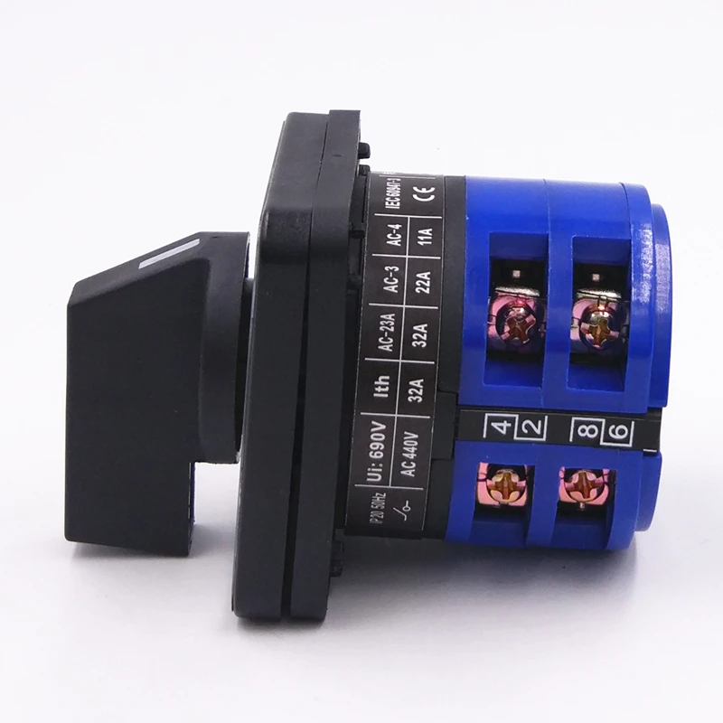 LW26-32/2 universal switch 3 gears 2 joints 32A dual power switch cutoff Dual power switch Reversing switch 32A
LW26-32/2 universal switch 3 gears 2 joints 32A dual power switch cutoff Dual power switch Reversing switch 32A