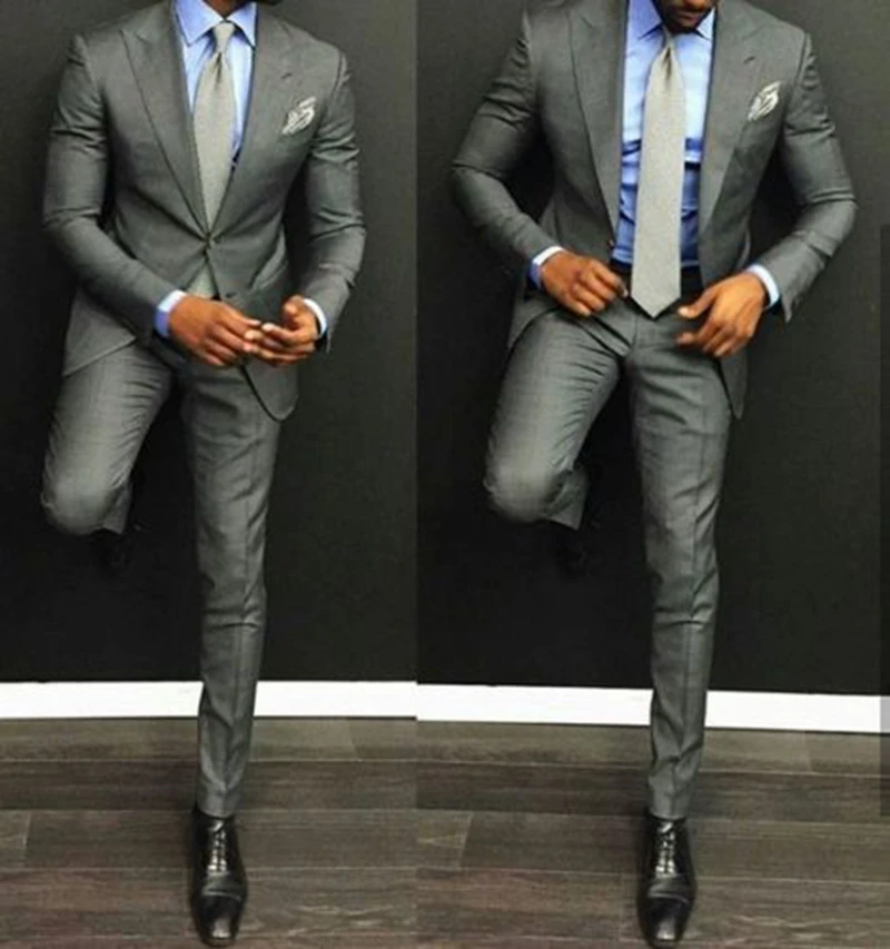 Peak Lapel Men's 2 Piece Handsome Wedding Groom Tuxedos Groomsman Best Man Suits C60
Peak Lapel Men's 2 Piece Handsome Wedding Groom Tuxedos Groomsman Best Man Suits C60