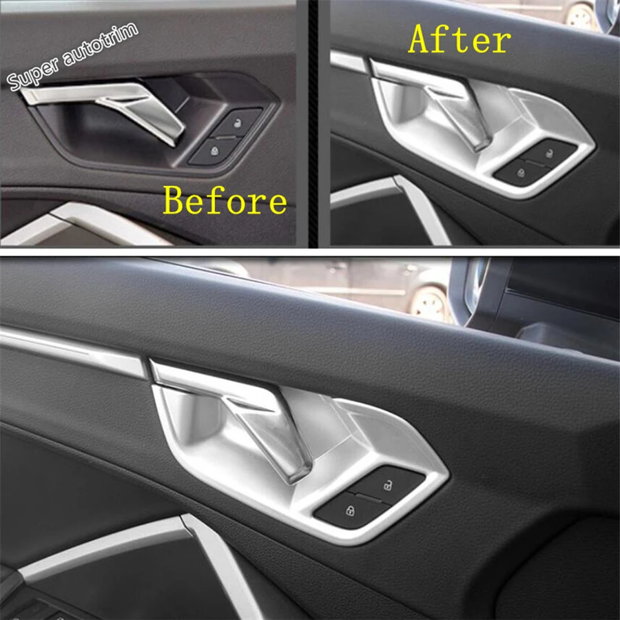 Inner Door Handle Bowl Frame Cover Trim ABS Accessories Interior Fit For Audi Q3 2019 2020 2021 Matte / Carbon Fiber Style
Inner Door Handle Bowl Frame Cover Trim ABS Accessories Interior Fit For Audi Q3 2019 2020 2021 Matte / Carbon Fiber Style