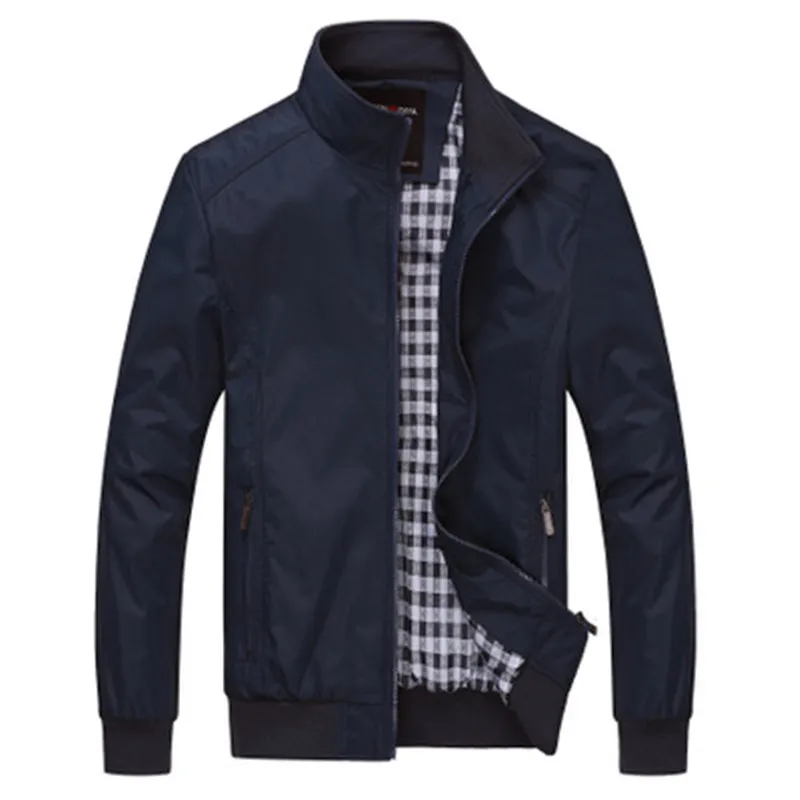 2021 Spring Autumn Casual Solid Fashion Slim Bomber Jacket Mens Stand collar Overcoat Male Zipper baseball Coats M-6XL Top
2021 Spring Autumn Casual Solid Fashion Slim Bomber Jacket Mens Stand collar Overcoat Male Zipper baseball Coats M-6XL Top