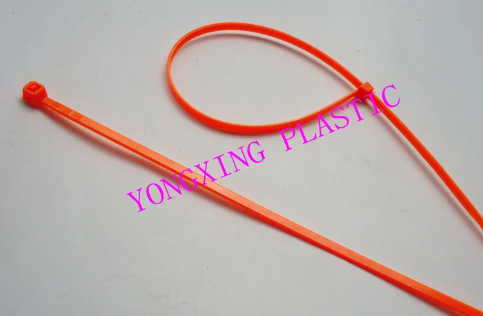 Самофиксирующийся кабель 2 0x150 nylon66 94V на молнии 200 шт./пакет оранжевого цвета|zip