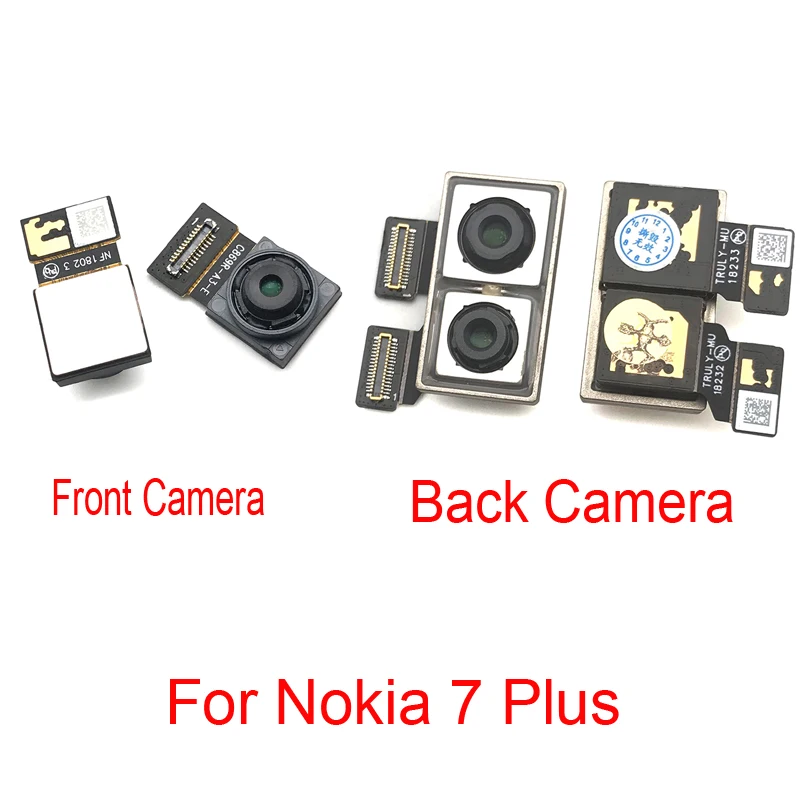 5 шт./лот Передняя камера Flex с модулем задней камеры для Nokia 7 Plus гибкий кабель
5 шт./лот Передняя камера Flex с модулем задней камеры для Nokia 7 Plus гибкий кабель