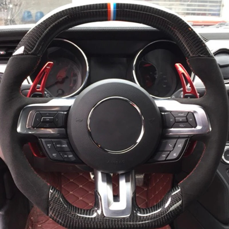 Для Ford Mustang 2015-2021 Цветной алюминиевый руль DSG Shift Paddle Extension Shifters наклейка крышка 2 *
Для Ford Mustang 2015-2021 Цветной алюминиевый руль DSG Shift Paddle Extension Shifters наклейка крышка 2 *