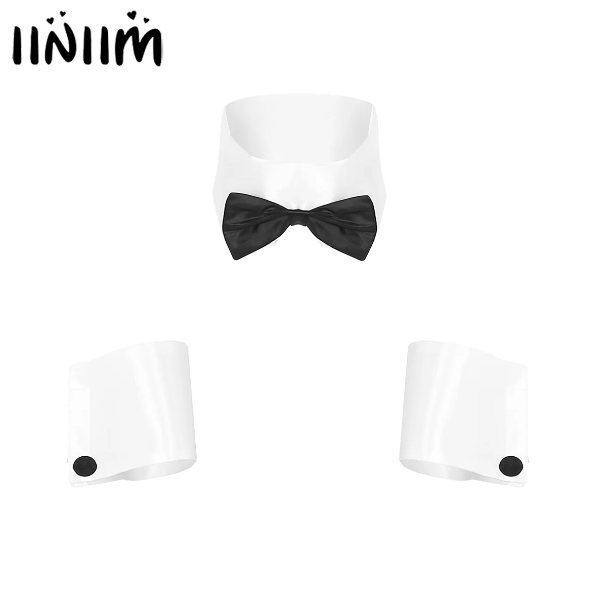 iiniim Mens Adults Dancer Costume Costume Collar and Cuffs Set for Halloween Single Parties Novelty Halloween Accessories
iiniim Mens Adults Dancer Costume Costume Collar and Cuffs Set for Halloween Single Parties Novelty Halloween Accessories