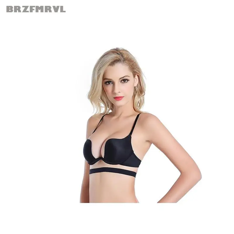Women Multi-way Push Up Bra Sexy Trappy Crossback Underwear Support chest bra Wedding Strapless Bra gather chest low cut bra
Women Multi-way Push Up Bra Sexy Trappy Crossback Underwear Support chest bra Wedding Strapless Bra gather chest low cut bra