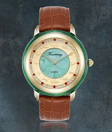 Diameter of dial: 43m Chinese Zodiac Watch Jadeitse Fully automatic quartz waterproofing Collection of Hetian stone Men's Style
Diameter of dial: 43m Chinese Zodiac Watch Jadeitse Fully automatic quartz waterproofing Collection of Hetian stone Men's Style