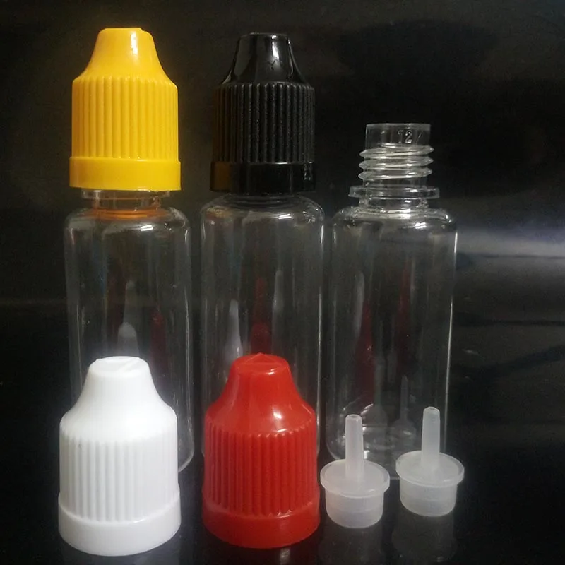 plastic Pet 20ml bottle Empty Clear Long Thin Dropper bottles E cigarette Liquid oil in Bottle For Ejuice 2500pcs | Красота и