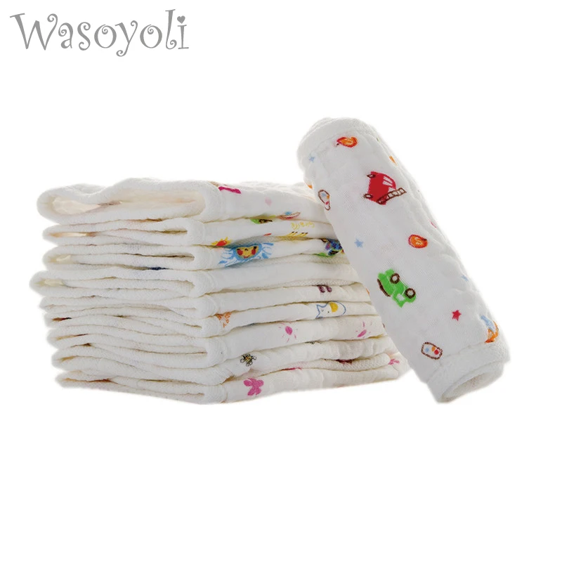 1Pc Wasoyoli Colorful Cloth Diaper Liners 12 Layers 15x45cm 100% Cotton Seersckuer Burp Cloth Cute Washable Baby Nappies Insert
1Pc Wasoyoli Colorful Cloth Diaper Liners 12 Layers 15x45cm 100% Cotton Seersckuer Burp Cloth Cute Washable Baby Nappies Insert
