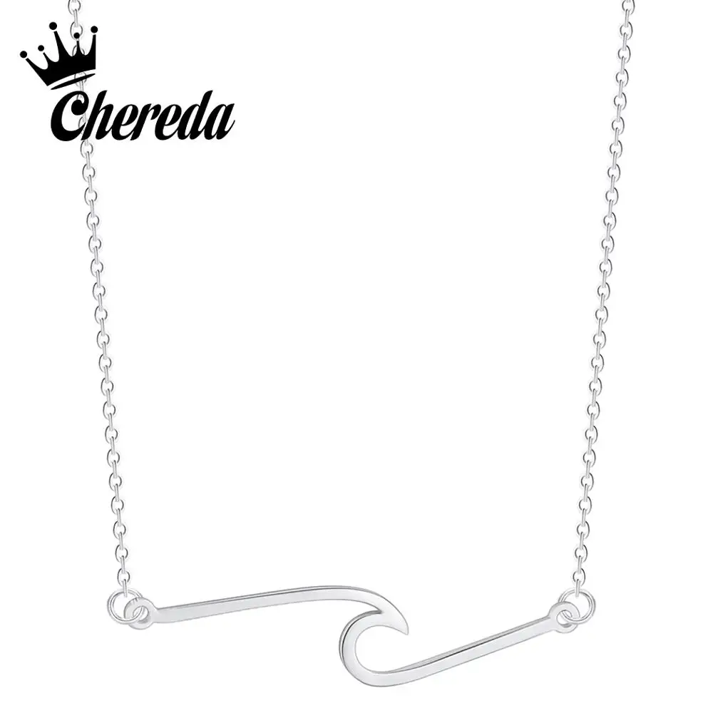 Chereda Simple Wave Chain Necklaces&Pendants for Girl Statement Forever Love Necklace Personality Jewelry
Chereda Simple Wave Chain Necklaces&Pendants for Girl Statement Forever Love Necklace Personality Jewelry