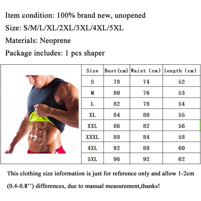 Hot Shapers Slimming T-shirt Neoprene Shaper Men Slimming Vest Shaper Corset Waist Trainer Belt Super Stretch Shapewear 6 colour
Hot Shapers Slimming T-shirt Neoprene Shaper Men Slimming Vest Shaper Corset Waist Trainer Belt Super Stretch Shapewear 6 colour