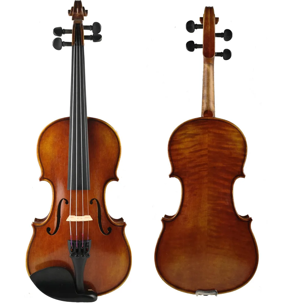 

FREE SHIPPING 1/2 violin Copy Antonio Stradivari Cremonese 1716 Model Violin with Canvas Case and Brazil Bow Rosin FPVN01 #1