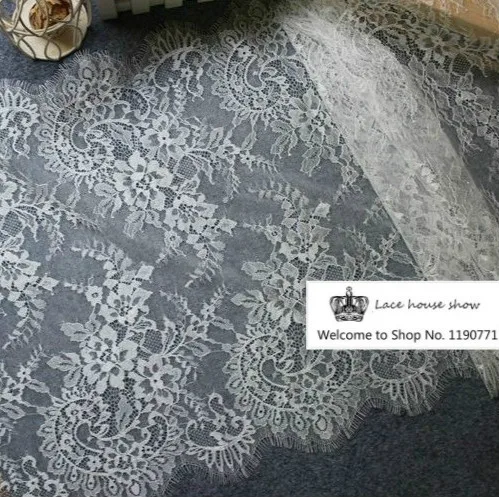 45cm eyelash high quality exquisite handmade lace decoration diy clothing Wedding dress accessories 3M/lot
45cm eyelash high quality exquisite handmade lace decoration diy clothing Wedding dress accessories 3M/lot