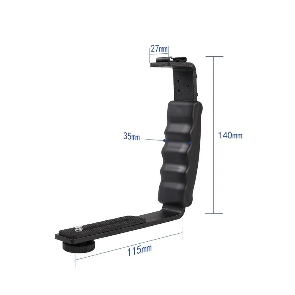 Camera Stand L-shaped Angle 2 Shoe Flash Bracket DV Bracket Tray Dual Cold Shoe Flash Bracket for DJI OSMO Mobile 3/4 Gimbal
Camera Stand L-shaped Angle 2 Shoe Flash Bracket DV Bracket Tray Dual Cold Shoe Flash Bracket for DJI OSMO Mobile 3/4 Gimbal
