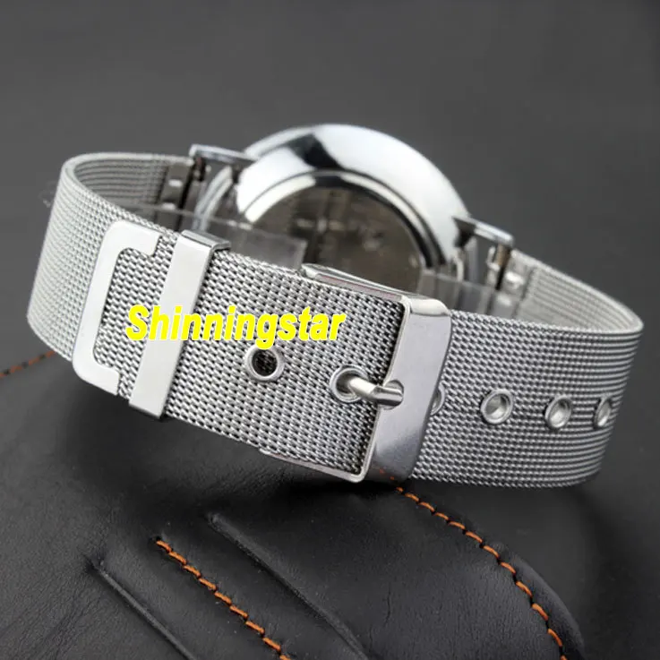 New Fashion Classic Men's Quartz Movement Analog Display Stainless Steel Band Wrist Watch Mens Watches
New Fashion Classic Men's Quartz Movement Analog Display Stainless Steel Band Wrist Watch Mens Watches