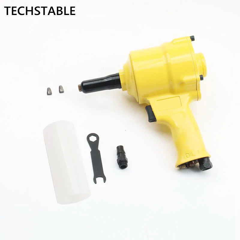 TECHSTABLE High quality air riveter gun pneumatic riveters pneumatic rivet gun riveting tool 2.4mm-4.8mm
TECHSTABLE High quality air riveter gun pneumatic riveters pneumatic rivet gun riveting tool 2.4mm-4.8mm