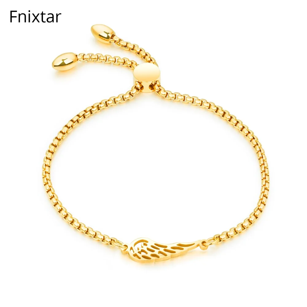 Fnixtar 316L Stainless Steel Woman Fashion Bracelets 2017 Feather Link Chain Bracelets for Women Best Birthday Jewelry Gift
Fnixtar 316L Stainless Steel Woman Fashion Bracelets 2017 Feather Link Chain Bracelets for Women Best Birthday Jewelry Gift