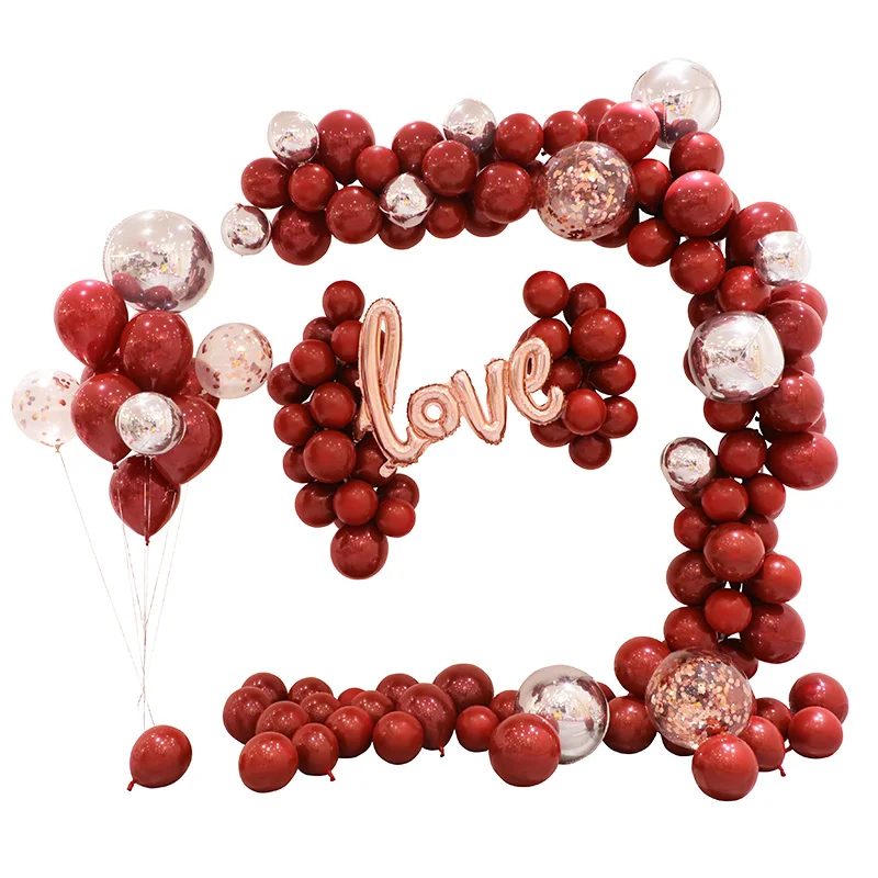 BTRUDI balloon chain ruby red black gold theme color holiday balloon set birthday party wedding decoration
BTRUDI balloon chain ruby red black gold theme color holiday balloon set birthday party wedding decoration